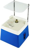 Mini přenosná keramická diamantová bruska na sklo Automatický mlýn na vitráže s diamantovým vrtákem Splash Guard pro zpracování skla Blue 65W 4200r/min