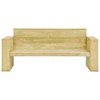 vidaXL Gartenbank 179 cm Imprägniertes Kiefernholz
