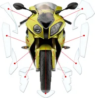 Lackschutzfolie Steinschlagschutz passend für BMW S1000RR 2009-2014