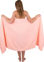 Betz XXL Badetuch 100 x 200 cm PALERMO  Saunatuch 100% Baumwolle Farbe: apricot