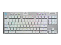 Logitech G G915 TKL - Standardowa - Bezprzewodowa RF + Bluetooth - Przełącznik mechaniczny - QWERTY - RGB LED -