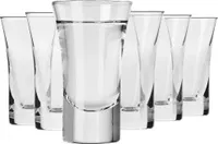 KROSNO Poháriky na Shoty Vodka Likér, Sada 6, 45 ml