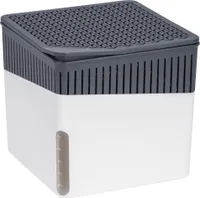WENKO Raum Entfeuchter Cube 500 g Luft Box Auto Keller Bad Räume Granulat weiß