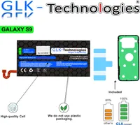 GLK-Technologies Samsung Galaxy S9 SM-G960F Akku EB-BG960ABE Batterie Ohne Set