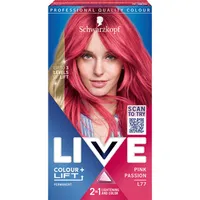SCHWARZKOPF Live Colour Lift 2in1 Hair Color - L77 Pink Passion