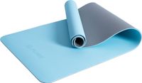 Pure2Improve Yogamatte 173×58×0,6 cm Blau und Grau