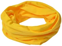 Kinder Baumwolle Schlauchschal Gelb-S