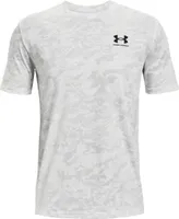 Under Armour ABC Camo Mens White/Mod Gray S Fitness koszulka