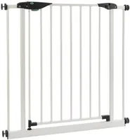 BOMI® Türschutzgitter Ohne Bohren 63-251 cm | 90° Feststellfunktion | Schließt automatisch | Kinderschutzgitter zum Klemmen