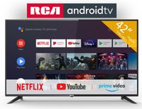 RCA RS42F2 Android TV (42 Zoll FHD Smart TV mit Google Assistant), eingebauten Chromecast, Prime Video, Netflix, Youtube, HDMI, USB, Triple Tuner