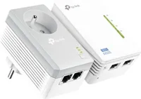 Tp-Link, WLAN Repeater N300 Kit z adapterem Powerline 600 Mbps, biały