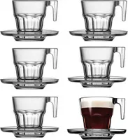 Pasabahce Espresso Deluxe: Erforschen Sie das 6er Set Casablanca für perfekten Kaffeegenuss