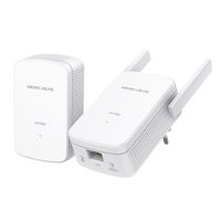 Mercusys AV1000 Gigabit Powerline Wi-Fi Kit MP510 KIT 1000 Mbit/s, Ethernet LAN (RJ-45) Porty 1, 802.11n