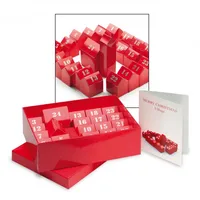 Adventskalender Selber Füllen Weihnachtskalender 24 Geschenkhäuser Schachteln