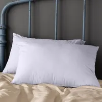 Komfortec Premium Kissenbezüge 2er Set 40x60 cm mit Reißverschluss, gebürstet 100% Polyester 120g/m², Kopfkissenbezug, Superweiches Kissenhülle Set, Weiß
