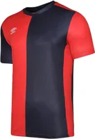 Umbro - "50/50" Trikot für Herren kurzärmlig UO101 (S) (Zinnoberrot/Schwarz)