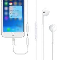 Audio Adapter Lightning auf Klinke für Apple iPhone 7 & 7 Plus Weiss