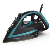 Tefal FV8066 Puregliss Bügeleisen de Dampf mit Superdampf de 280 g/min, Vertikaldampf, Öffnung de Füllung de Wasser im XL-Format, stabiler Standfuß, Antikalkvorrichtung, Tropf- und Absperrstopp