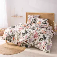 Estella Ateliers Satin- Bettwäsche-Garnitur Fiore Farbe multicolor Größe 135x200+80x80