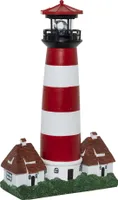 HI 70462 LED Solar Leuchtturm mit rotierender Led Beleuchtung H43cm