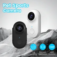 INF Akčná kamera pre domáce zvieratá s 32GB TF kartou biely
