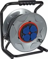 Perel Professionelle Kabeltrommel, Kabelrolle Außenbereich, Verlängerungskabel, Stromtrommel, 4