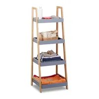 relaxdays Badregal braun 36,0 x 34,5 x 98,0 cm
