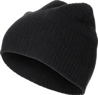 Strickmütze, "BEANIE", Rip, schwarz, extra kurz