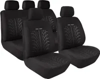 Lampa Road-Track Car Cover Set Velvet Polyester Fabric Black