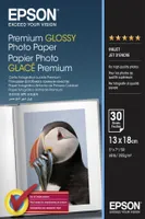 Epson Premium Glossy Photo Paper - Fotopapier, glänzend - 130 x 180 mm - 255 g/m2 - 30 Blatt - für Epson L130, L220, L310, L365, L565, L810| EcoTank L555| SureColor P600