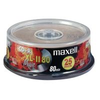 Maxell CD-R Music XL-II 10 Pack, CD-R, 700 MB, 52x, Schmuckkasten