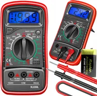 Profesionálny Digitálny Ampérmeter A Voltmeter Lcd Osvetlený Multimeter