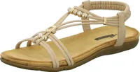living UPDATED Damen-Sandalette Beige, Farbe:beige/schlamm, EU Größe:41