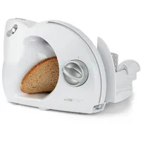 Clatronic elektrischer Allesschneider | Schneidemaschine für Schinken, Brot, Fleisch und Wurst | mit kraftvollem Motor | klappbar | AS 2958