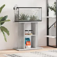 vidaXL Akvarijní stojan Concrete Grey 60x30x60 cm Dřevěný materiál
