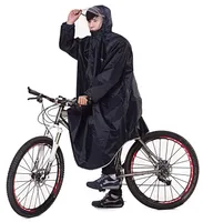 Bike Fahrrad Regenjacken Regenponcho Wasserdicht Regenmantel für Die Jagd Camping Freizeit Regenmäntel Regencape Tiefblau 3XL