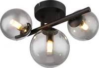 Globo Lighting Deckenleuchte Metall schwarz matt, 3x G9 LED