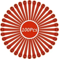 100 Stück Kunststoffmesser Ersatzmesser für Gardena Rasentrimmer Easycut Li-18/23 R, Ersatzmesser RotorCut fur Gardena Rasentrimmer und Akkutrimmer