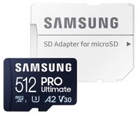 Samsung MB-MY512S 512 GB MicroSDXC UHS-I  SAMSUNG Kapazität: 512 GB, Flash Card Typ: MicroSDXC