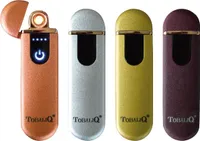 USB Elektro Feuerzeug Wiederaufladbar Sturmfeuerzeug Glühspirale R-On Gold