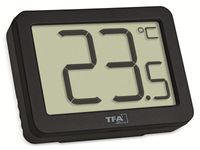 TFA Digitales Thermometer 30.1065.01, schwarz