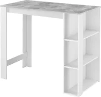 ABND-9416 Bartisch Danderyd - Weiß/Betonoptik