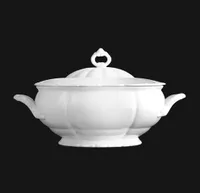 Misa na polievku 2,50 l, biely porcelán, Verona, G. Benedict