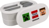 OOTB Brotdose Minecraft mit 2 Fächern