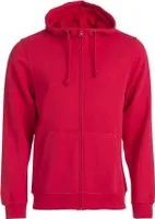Clique - "Basic" Hoodie mit durchgehendem Reißverschluss für Herren UB102 (L) (Rot)