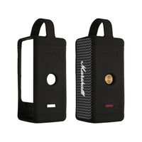 kwmobile Silikon Hülle kompatibel mit Marshall EMBERTON - Schutzhülle für Mini Speaker - Cover Bluetooth Lautsprecher Schwarz