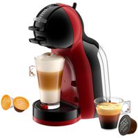 Krups Mini Me KP123H, Pad-Kaffeemaschine, 0,8 l, Kaffeekapsel, 1500 W, Schwarz, Rot