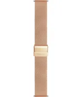 Withings Mesh-Looparmband, 18mm, Steel u. Scanwatch, Rose Gold