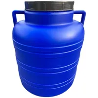 Weithalsfass 40 Liter Sauerkrautfas Regen Fass Gepäcktonne Camping blau