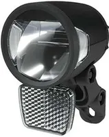 Herrmans Frontscheinwerfer H-Black MR8 D Dynamo, schwarz, on/off Standlicht